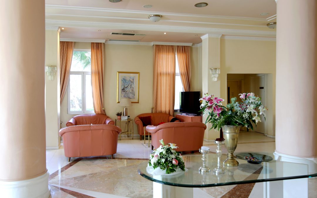 Elegant breakfast area at Hotel Philippos Alexandros venue in Livadia