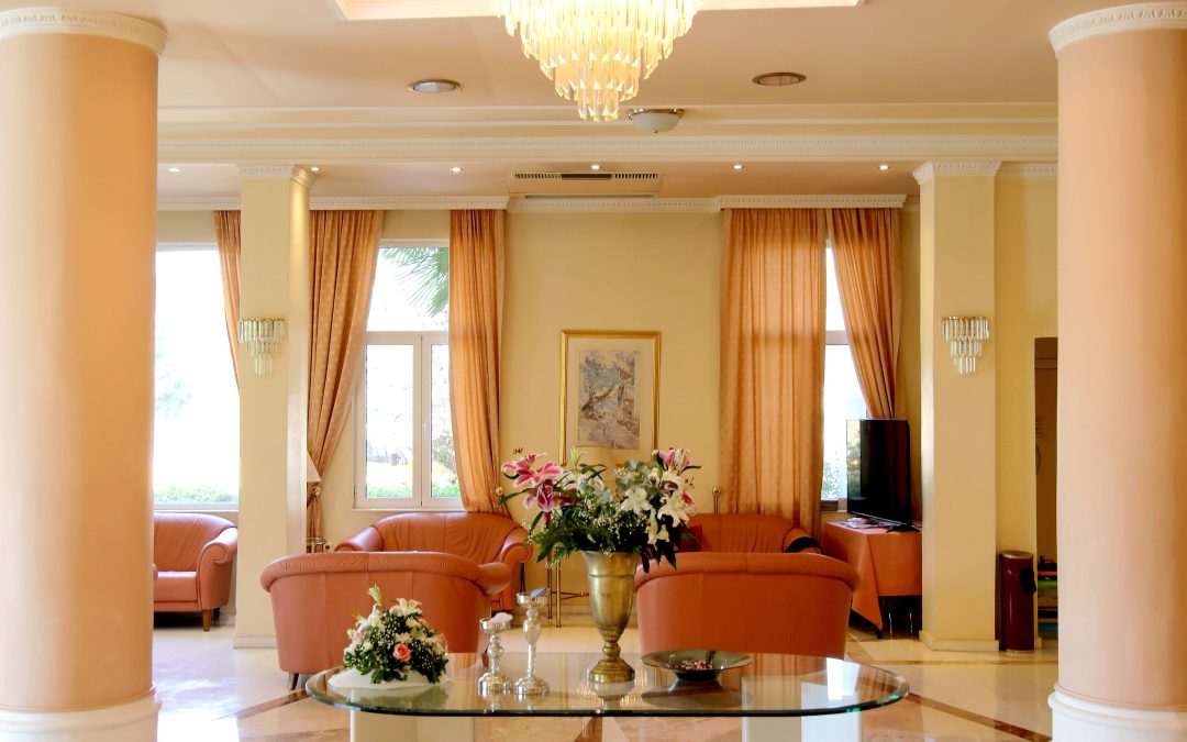 Rich breakfast buffet at Hotel Philippos with fresh Greek flavors and daily delicacies