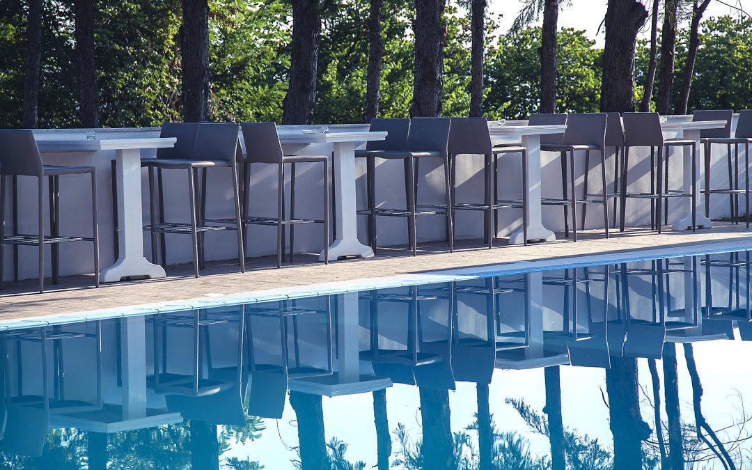 Outdoor pool oasis at luxury Livadia hotel ideal for summer relaxation Outdoor pool oasis at luxury Livadia hotel ideal for summer relaxation